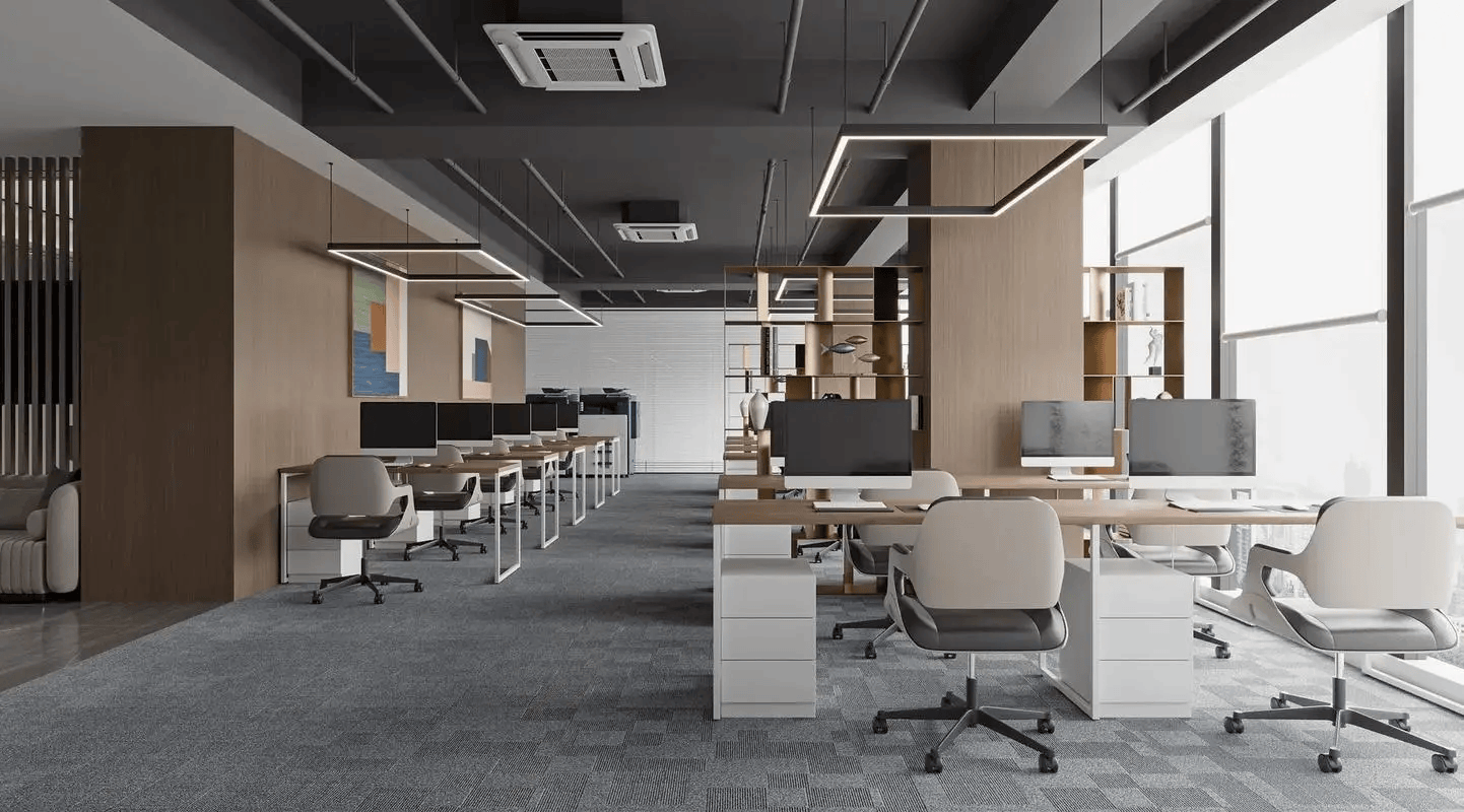 陜西辦公室裝修風水設計,寫字樓設計裝修&mdash;西安東朗裝飾工程_大門_區